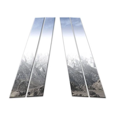 Cubiertas de poste de pilar de acero inoxidable grado diamante de 4 piezas para Volvo XC60 2017-2024 Foto 1 de 4