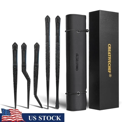 Stainless Steel Culinary Plating Tools Set Precision Chef Kit Decorating Dishes - Image 1 of 4