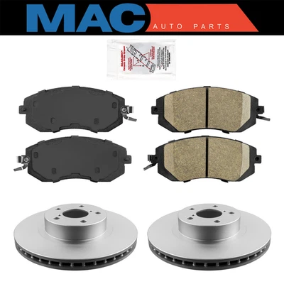 Передние керамические колодки и роторы с покрытием подходят для SUBARU IMPREZA OUTBACK SPORT 2011-2016 годов выпуска - Изображение 1 из 4