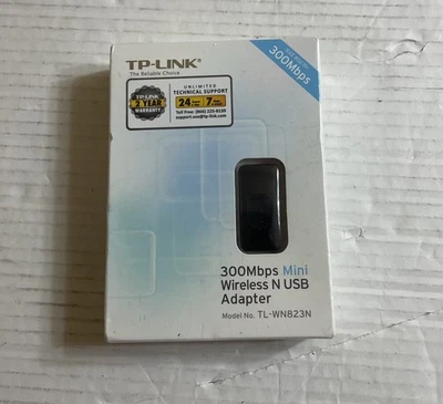 TP-Link TL-WN823N N300 300Mbps USB  Wi-Fi Adapter/Dongle NEW - Image 1 of 4