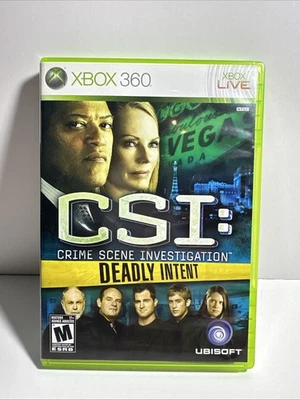 CSI: Crime Scene Investigation Deadly Intent Microsoft Xbox 360 2009 CIB Tested - Image 1 of 3