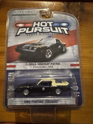 Greenlight 1980 Pontiac Firebird Hot Pursuit Florida Highway  Patrol NEW - Image 1 of 4