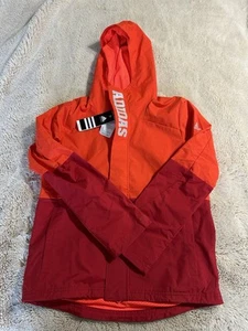 Chaqueta Adidas Climastorm Mujer Talla 152 M Nueva Con Etiquetas Naranja Rojo Cremallera Completa - Imagen 1 de 9