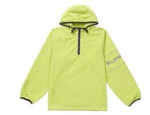 Chaqueta Pullover Supreme Nylon Ripstop Con Capucha Mediana 2019 Streetwear Verde Neón - Imagen 1 de 7