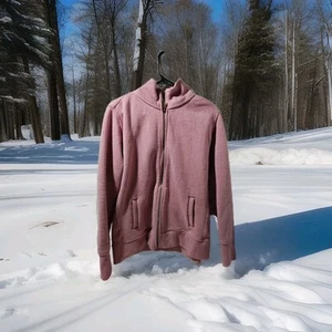 Carhartt Girls Jacket Pink Lilac Full Zip Embroidered Sleeve Youth 20 XXLarge - Picture 1 of 13