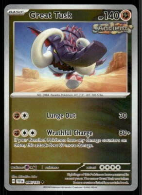 SV05: Temporal Forces #096/162 Great Tusk - Image 1 of 2