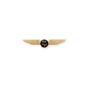 50010 MILE HIGH CLUB PILOT WING WINGS AIRLINE PIN BADGE AVIATION - Foto 1 di 1