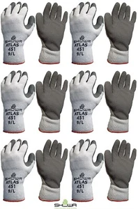 Guantes de trabajo de invierno cálidos recubiertos de palma 6 PR Showa 451 aislados térmicos para clima frío - Imagen 1 de 7