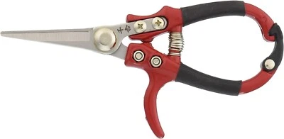 Tijera de jardinería Senkichi acero inoxidable mango redondo SGP-38 brote de corte JP Foto 1 de 4