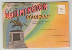 Delaware, Wilmington, Linen Souvenir Folder/Multi Views - Imagen 1 de 1