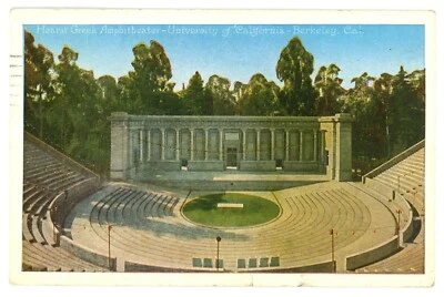 Postal del anfiteatro griego Hearst Universidad de California Berkeley Foto 1 de 2