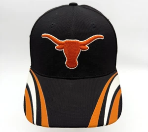 Longhorn Headwear Texas Longhorns Adult OSFA Stretch Fitted Hat Orange Black - Picture 1 of 10