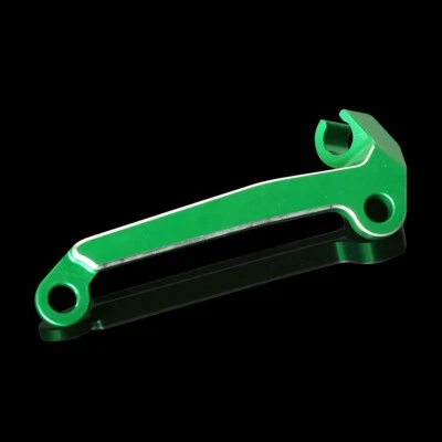 Abrazadera guía cable embrague grabado CNC 3D verde para Kawasaki KX450F 2006-2015 Foto 1 de 4