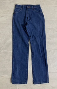 Women's 9x32 WRANGLER Denim Medium Blue Wash Jeans Pants 14MWZG - Picture 1 of 7