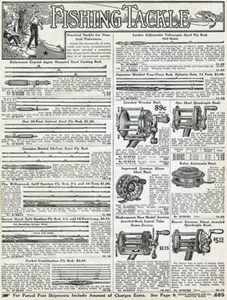 1916 Sears Roebuck - Fishing Tackle Catalog - Advertising Magnet - Picture 1 of 2