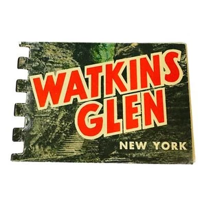 Watkins Glen New York Mini Postcard Book Booklet - Picture 1 of 2