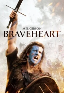 BRAVEHEART * Mel Gibson * LARGE A3 SIZE QUALITY CANVAS PRINT - Picture 1 of 1