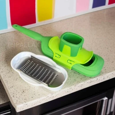 TUPPERWARE D182 TUPPER© PROFI-REIBE REIBE GRÜN - Bild 1 von 2