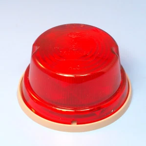 Genuine Hella Red Rear Round Stop Light Lens 12V 5Watt Bulb - 2SA 001 259-751 - Picture 1 of 6