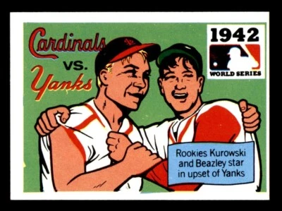 1971 Fleer World Series Baseball #40 1942 Cardinals vs Yanks EX/MT *d4 - Image 1 of 2