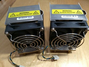 Lot of two (2) HP 349697-005 XW6200 Xeon Heatsink Assembly with Fan - Afbeelding 1 van 3