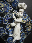 Vintage Chef Italien Bencini Kunst Keramik Figur Skulptur signiert ** WIE BESEHEN **
