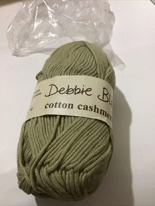 Debbie Bliss Cotton Cashmere Yarn 1 Sage Green #15016 - Picture 1 of 3