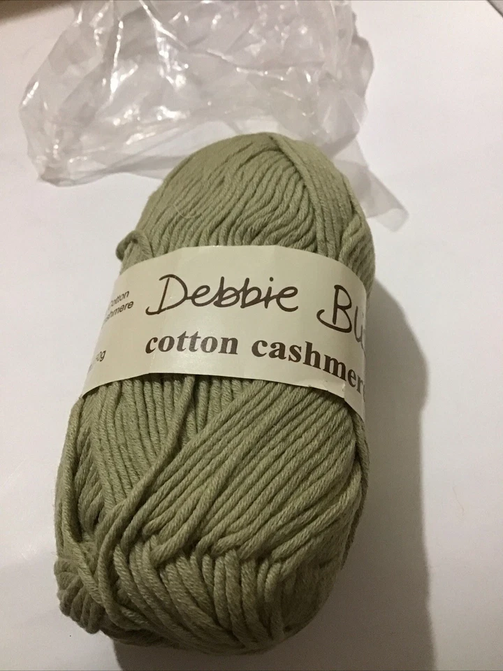 Debbie Bliss Cotton Cashmere Yarn 1 Sage Green #15016 - Image 1 of 3