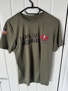 Tampa Bay Buccaneers T-Shirt Small NFL American Football USA Troops Used Nike - Picture 1 of 5