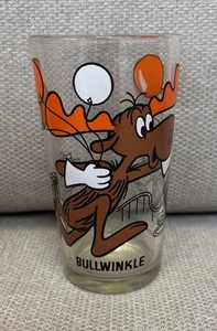 BULLWINKLE PEPSI COLLECTORS SERIES DRINKING GLASS (Vintage) - Picture 1 of 3