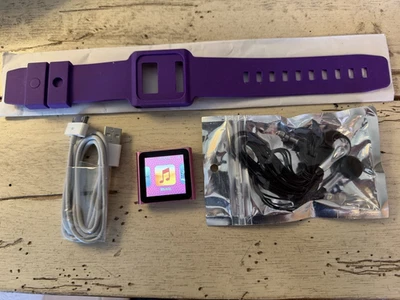 Apple iPod Nano 6ta Generación ROSA 16GB USADO PAQUETE VER DESCRIPCIÓN Foto 1 de 4