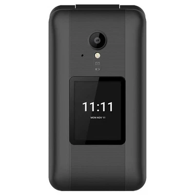 Kroger Wireless NUU F4L 4G Flip Phone with Dual Screens, Android Go, Locked - Image 1 of 4