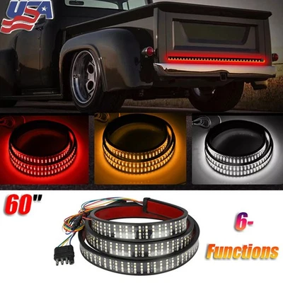 Barra de luz LED para puerta trasera de 60"" para camioneta Silverado1500 6 funciones EE. UU. Foto 1 de 4