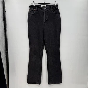 Abercrombie & Fitch 70s Vintage Flare Ultra High Rise Black Jeans 29 - Picture 1 of 11