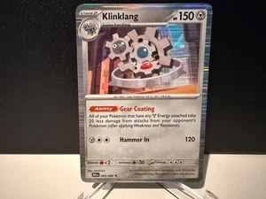 2025 Pokemon TCG Klinklang 063 S&V Black Bolt Holo Rare Card NM+ - Picture 1 of 1