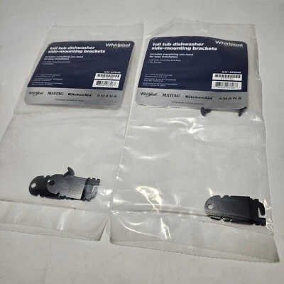 2 kits de montaje lateral para lavavajillas OEM Whirlpool Kenmore 8212560 nuevos  Foto 1 de 2