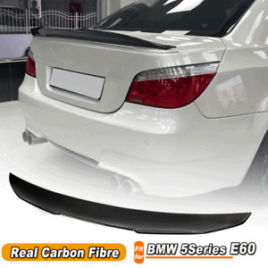 Karbonowy tylny spojler krawędź rozbiórki warga spojlera do BMW serii 5 E60 Limo04-09 tylna nakładka
