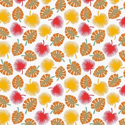 Benartex - Rooville - Palm Fronds - 胡萝卜,按码面料 — 第 1/4 张图片