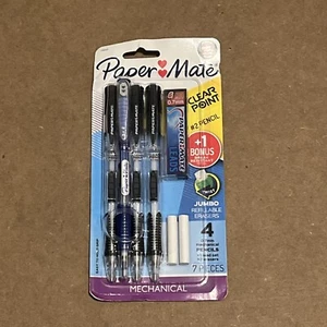4 Paper Mate Clear Point #2 Pencils - Picture 1 of 1