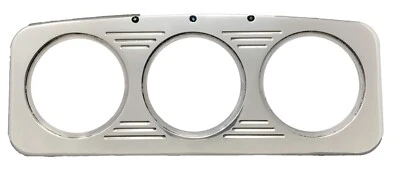 Chevy 1935 1936 tablero de coche inserción billet aluminio pulido 3 orificios  Foto 1 de 4