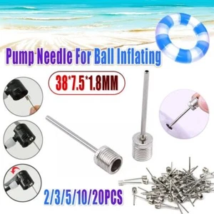 Pump Needle Sports Inflating Pin Nozzle Football Basketball Soccer Ball Air AU - Picture 1 of 22