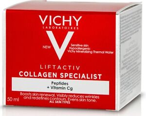 Vichy Liftactiv Collagen Specialist 24-Hour Face Cream for Anti-Aging, Firming 