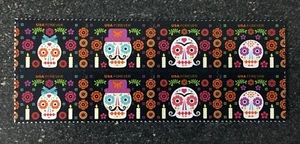 2021USA #5640-5643 Forever - Day of the Dead - Block of 8  mint Halloween  - Picture 1 of 1