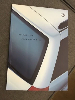 Брошюра Volkswagen 2000 модельного года Golf Estate в очень хорошем состоянии товара  - Изображение 1 из 4