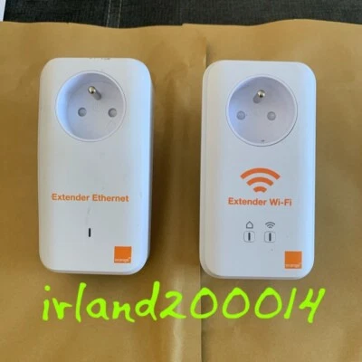 2 CPL Extender Wifi Orange 500 Mbp/s  + Extender Ethernet -envoi Rapide . - Photo 1/4