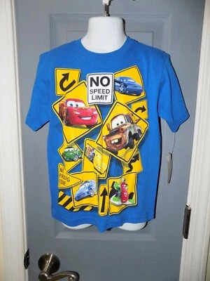 CAMISETA DISNEY CARS 2 SIN LÍMITE DE VELOCIDAD AZUL SS TALLA XXS (2/3) NIÑO NUEVA Foto 1 de 3