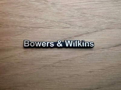Logotipo de insignia de aluminio cepillado de repuesto de altavoz BOWERS & WILKINS Foto 1 de 3