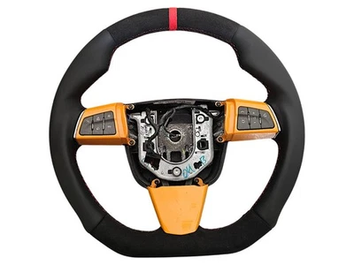 2008-2014 Cadillac CTS-V Custom D-shaped Flat Bottom Steering Wheel - image 1 of 4