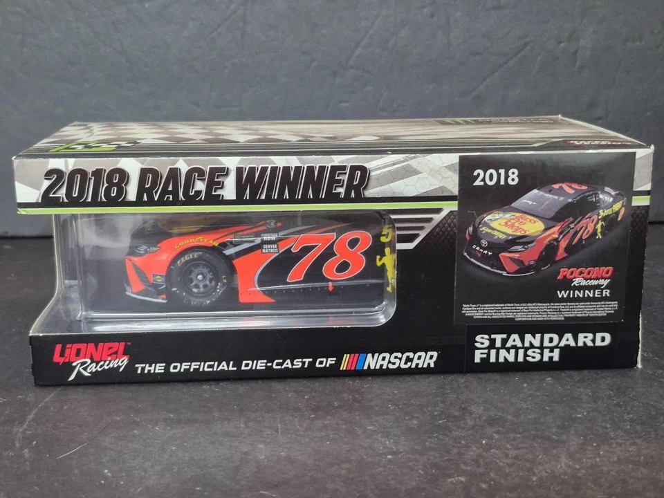 Muy Raro 2018 Martin Truex Jr #78 Bass Pro 5 Hour Energy Pocono Carrera Ganar 1/24 Foto 1 de 4