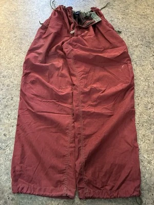 Pantalones de Paracaídas GAP Vintage Años 90 Granate Ajustables Nylon Rave Skate Y2K Sueltos 32 Foto 1 de 4